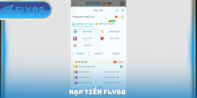 ảnh đại diện nạp tiền fly88